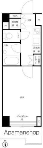 ルーブル西早稲田弐番館(1K/2階)の間取り写真