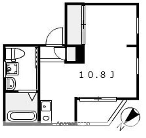  伊藤ビル(ワンルーム/3階)の間取り写真