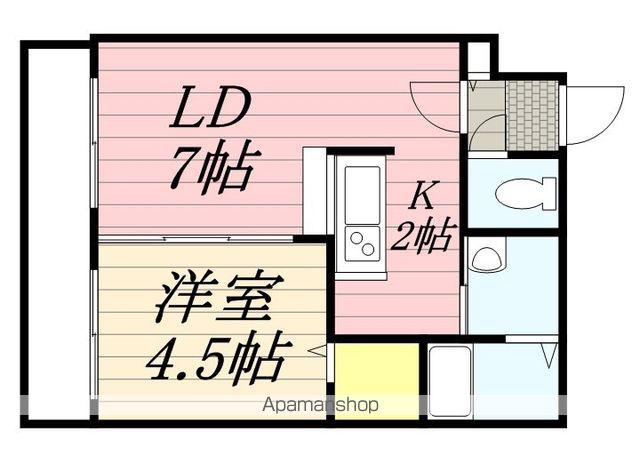 サンコート本郷通(1LDK/4階)の間取り写真