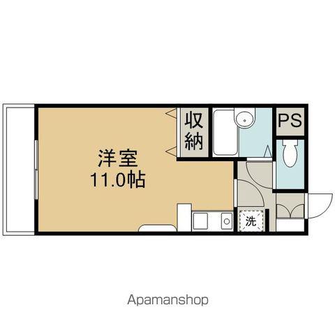 ラントレ(ワンルーム/1階)の間取り写真