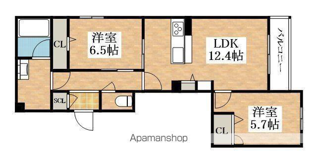 NT MAISONⅡ(2LDK/3階)の間取り写真