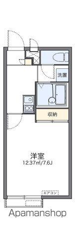 レオパレスパインツリーはうす(1K/2階)の間取り写真