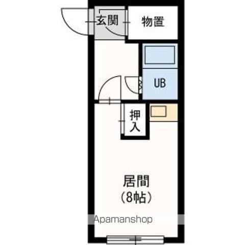 藤井ビル北17条Ⅳ(ワンルーム/4階)の間取り写真