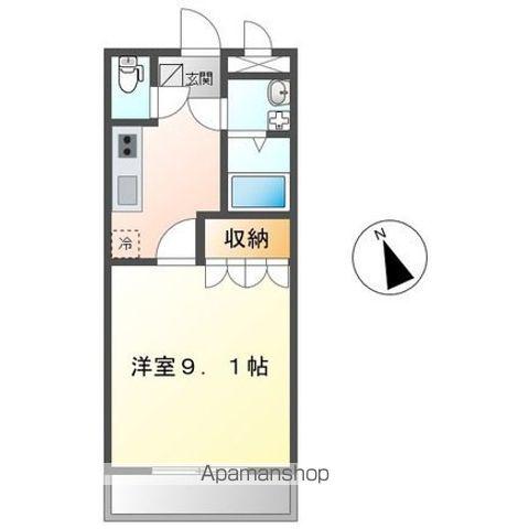 マコズアベニュー(1K/2階)の間取り写真