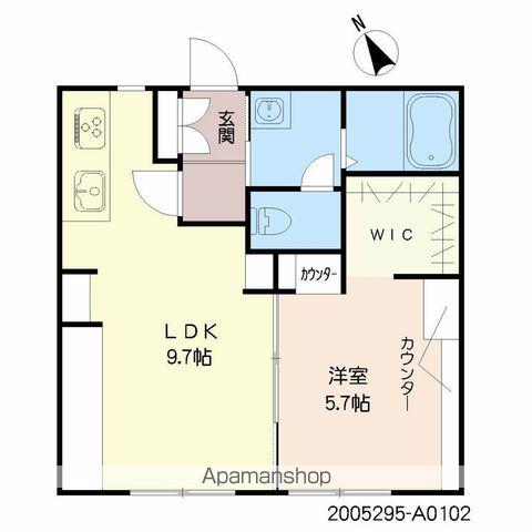 アーデンハイツ(1LDK/1階)の間取り写真