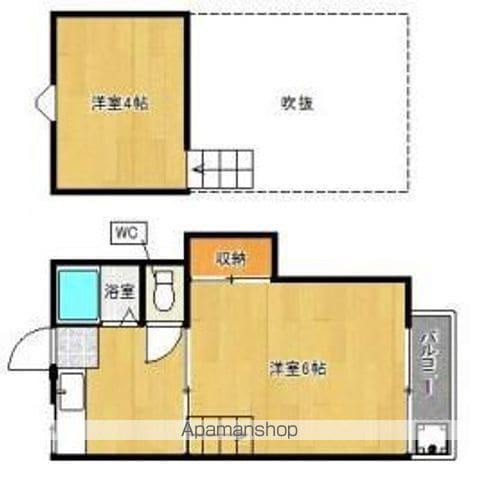 Uビレッジ(1K/2階)の間取り写真