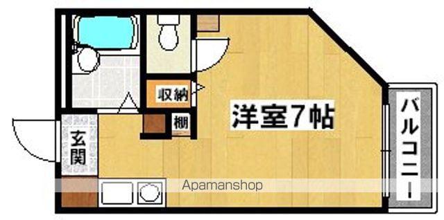 ドムス白鷺(1K/2階)の間取り写真