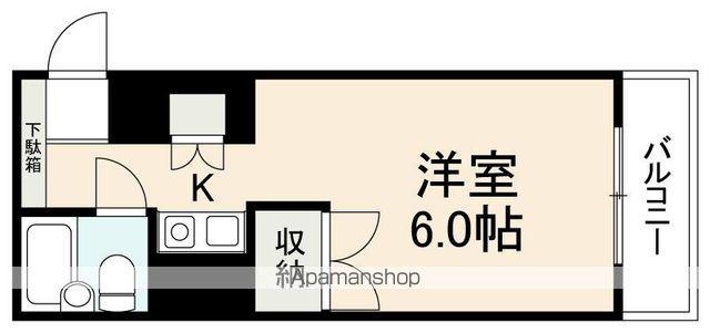 アルファ桜町301(1K/3階)の間取り写真