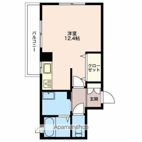 サニーコート巾上(ワンルーム/3階)の間取り写真