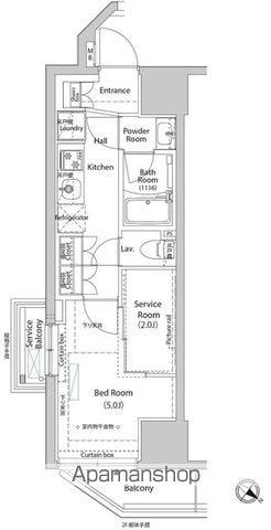 ARKMARK巣鴨COURT(1K/2階)の間取り写真