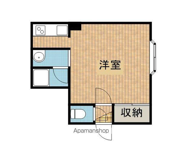 トークフラット文京台(1K/2階)の間取り写真