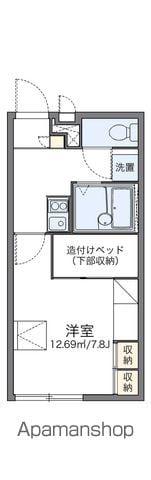 レオパレスWILL(1K/1階)の間取り写真