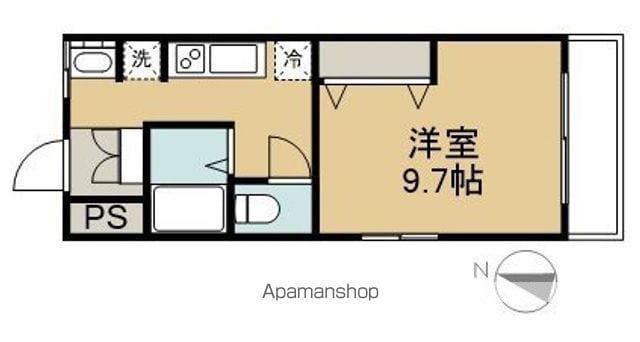 松寿ビル(1K/3階)の間取り写真