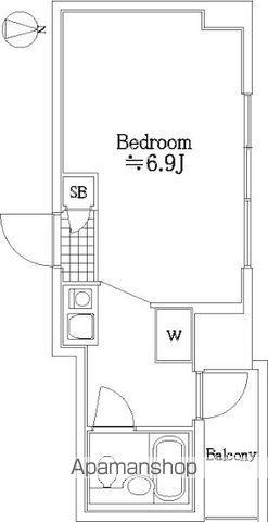 ライオンズマンシヨン八王子第二(ワンルーム/3階)の間取り写真