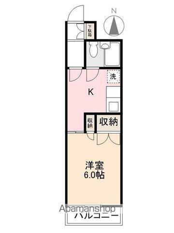 ダイアパレス中新町302(ワンルーム/3階)の間取り写真