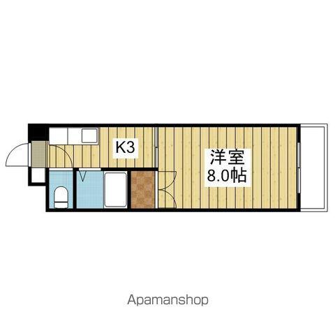 ライブタウン鉄砲町(1K/5階)の間取り写真