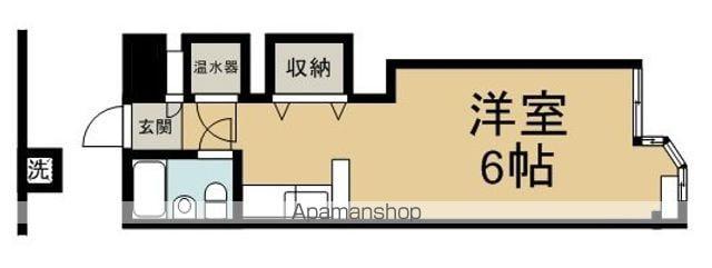 メゾンド・ジュネス(ワンルーム/1階)の間取り写真