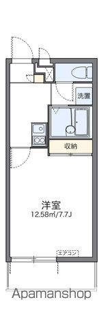レオパレス大塩(1K/1階)の間取り写真