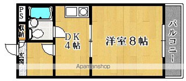 シルトクレーテ北野(1K/3階)の間取り写真
