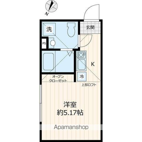 MAHALO TERRACE 練馬春日町(ワンルーム/2階)の間取り写真