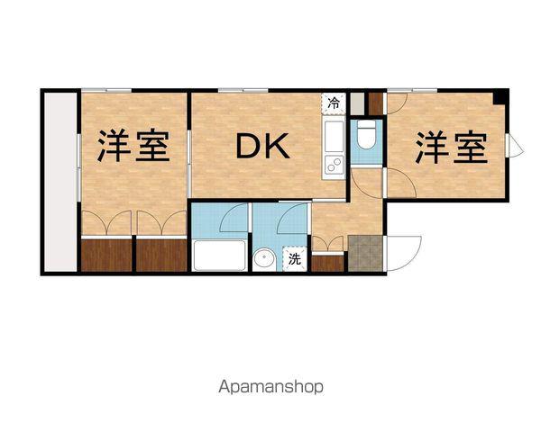 グランメール国立 3階階 間取り