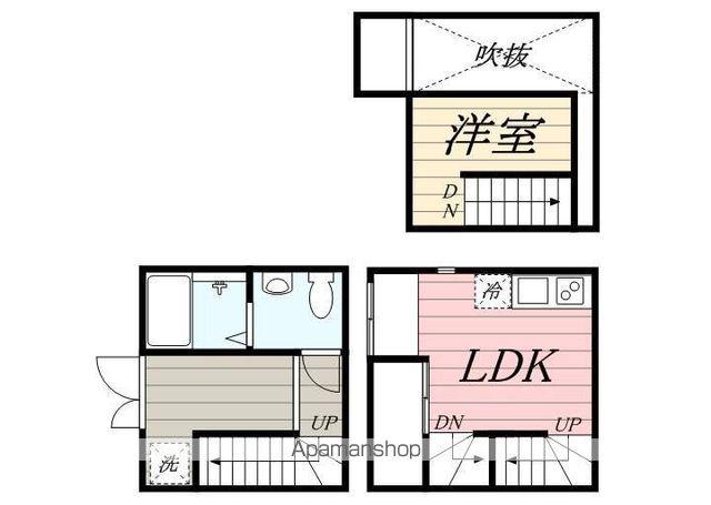 DREAM STAGE井尻2(1DK/1階)の間取り写真