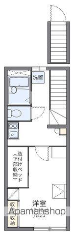 レオパレスさくらんぼ館(1K/2階)の間取り写真