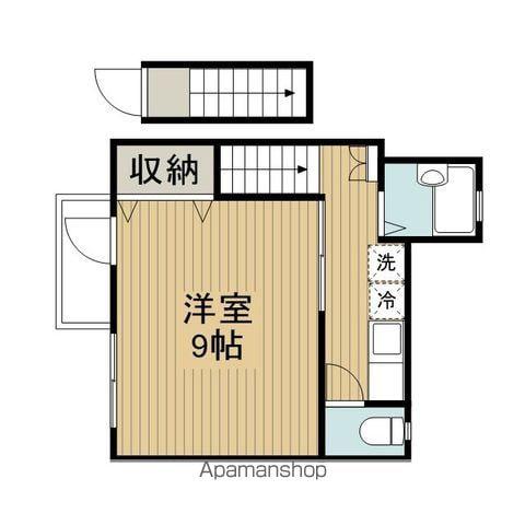 ライフステージK(1K/2階)の間取り写真