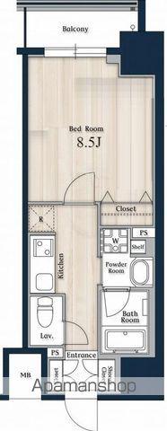 N-STAGE秋葉原(1K/5階)の間取り写真