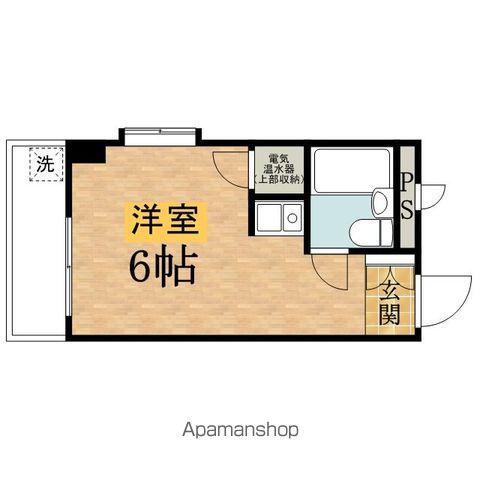 ブリリアン・メゾン・オノ(ワンルーム/2階)の間取り写真