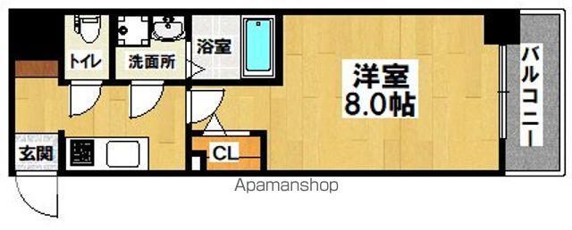 S-RESIDENCE堺市駅前(1K/13階)の間取り写真