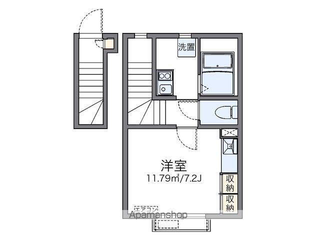 レオネクストスマイル(1K/2階)の間取り写真