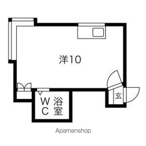 レジスタ栄通(ワンルーム/2階)の間取り写真