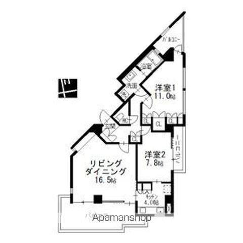 NS21やごと(2LDK/4階)の間取り写真