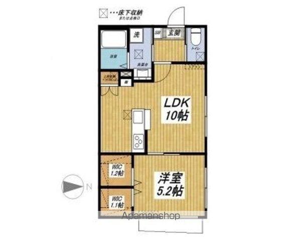 LAPLUMA 小竹向原(1LDK/1階)の間取り写真