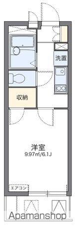 レオパレスリバービレッジ(1K/2階)の間取り写真