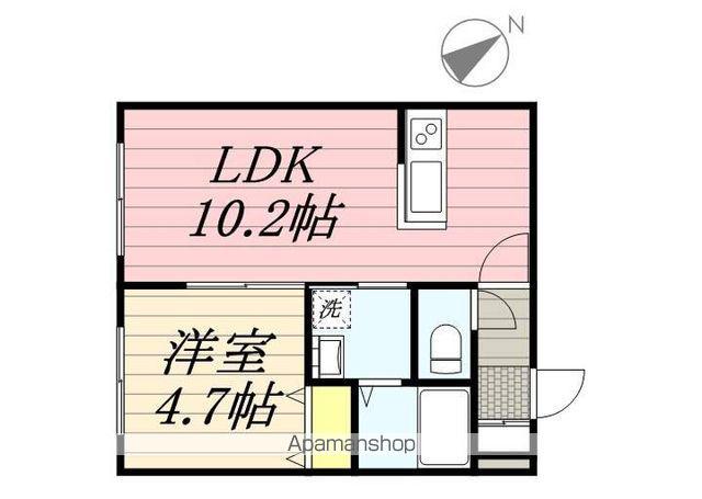 GRANMODE(1LDK/2階)の間取り写真