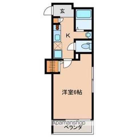 シティ・ソレイユ曙町(1K/1階)の間取り写真