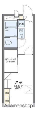 レオパレスヒロ(1K/1階)の間取り写真