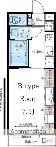 リブリ・グランレーヴ2(1K/2階)の間取り写真