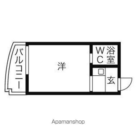 ドール本願寺(ワンルーム/1階)の間取り写真
