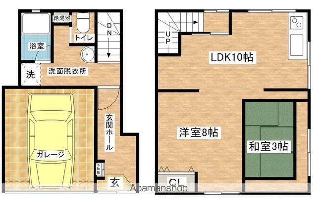 佐藤事務所 2F(1LDK/2階)の間取り写真