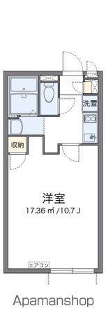 クレイノアルページュⅡ(1K/2階)の間取り写真