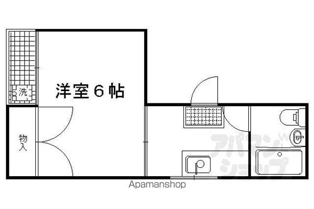 佐々木ハイツ(1K/3階)の間取り写真