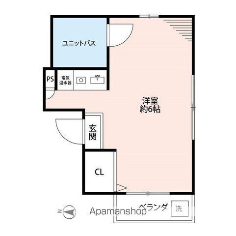 メゾンパルク(ワンルーム/3階)の間取り写真