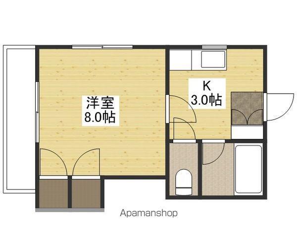 Yビル弐番館(1K/3階)の間取り写真