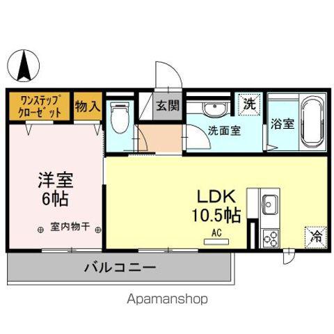 K-プレイス・レイクタウン 2(1LDK/2階)の間取り写真