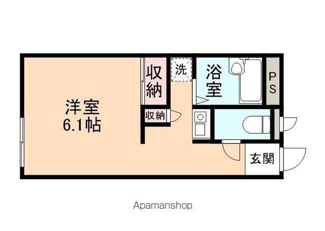 アミスターNISHINO(ワンルーム/2階)の間取り写真