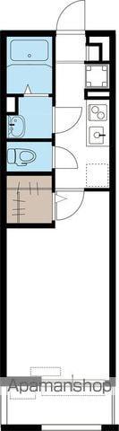 リブリ・メイオール(1K/2階)の間取り写真