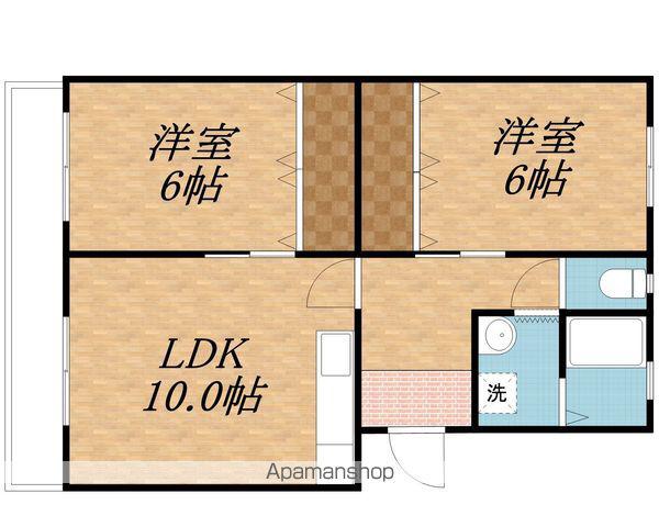 プレステージ(2LDK/2階)の間取り写真